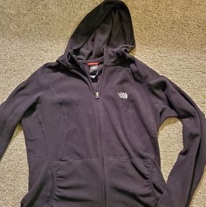 Zip up North Face Fleece Hoodie with thumb holes